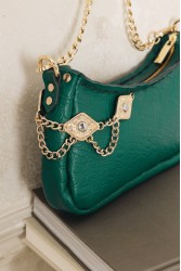 INDIVIDUAL Rushmere shoulder bag fortest green