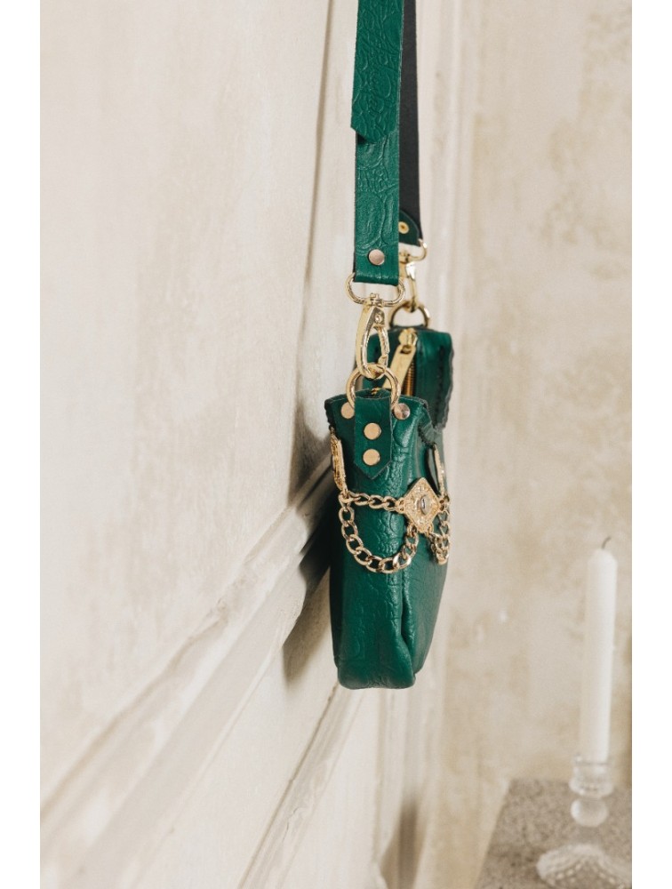 INDIVIDUAL Rushmere shoulder bag fortest green