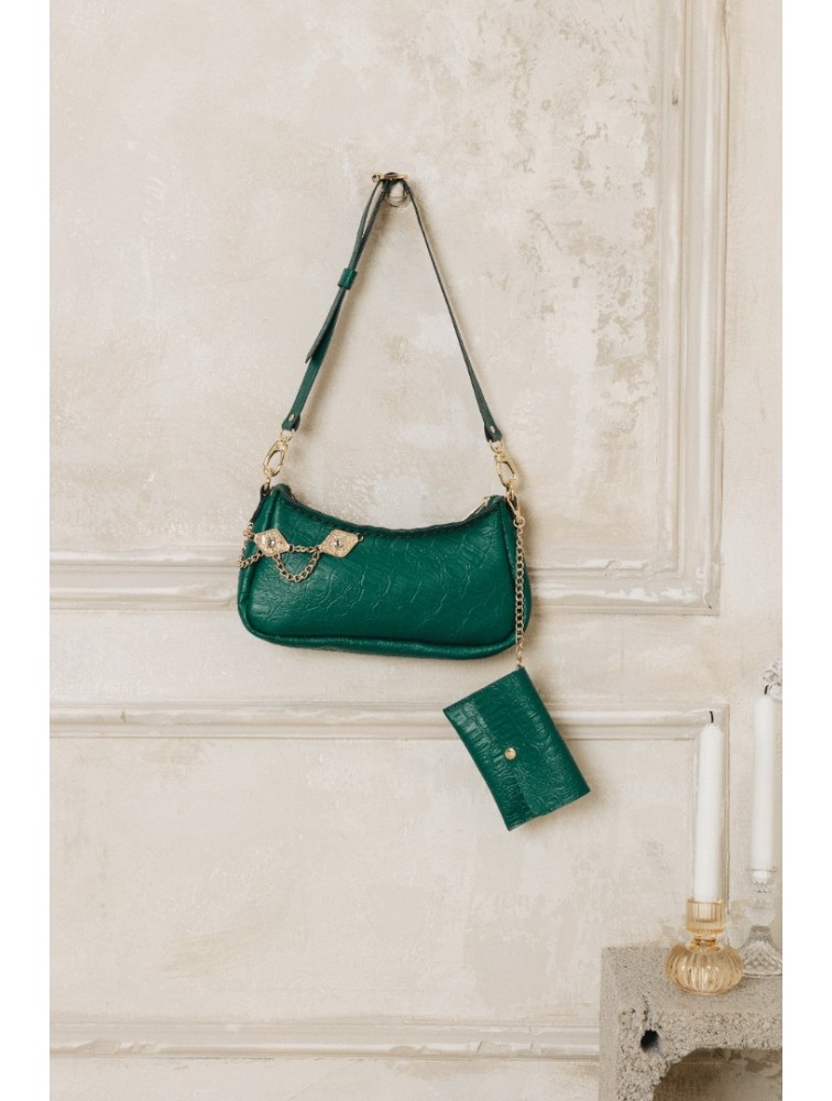 INDIVIDUAL Rushmere shoulder bag fortest green