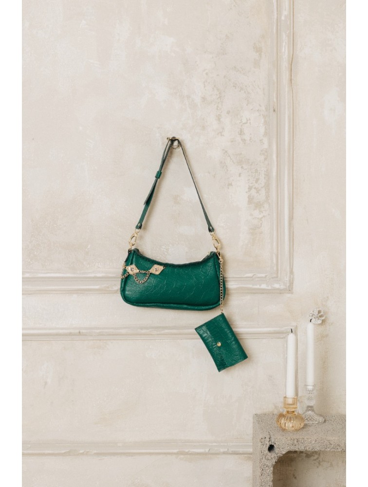 INDIVIDUAL Rushmere shoulder bag fortest green