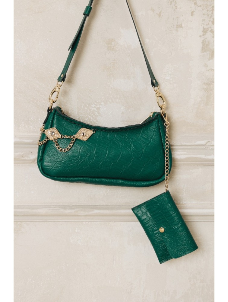 INDIVIDUAL Rushmere shoulder bag fortest green