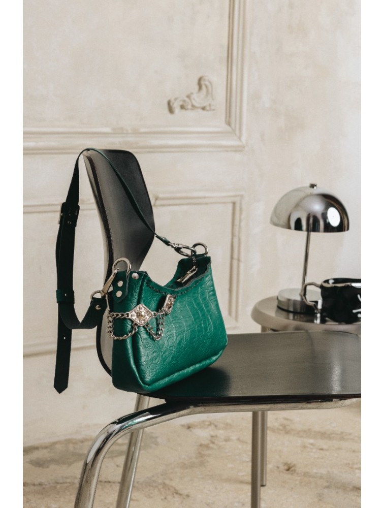 INDIVIDUAL Rushmere shoulder bag fortest green