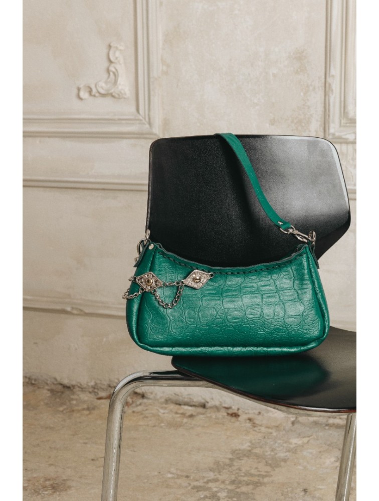INDIVIDUAL Rushmere shoulder bag fortest green