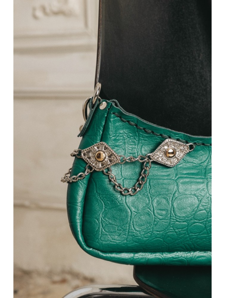 INDIVIDUAL Rushmere shoulder bag fortest green