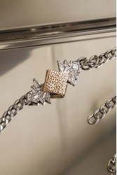 INDIVIDUAL Crystal Ασημένια Αλυσίδα