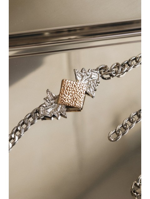 INDIVIDUAL Crystal Ασημένια Αλυσίδα