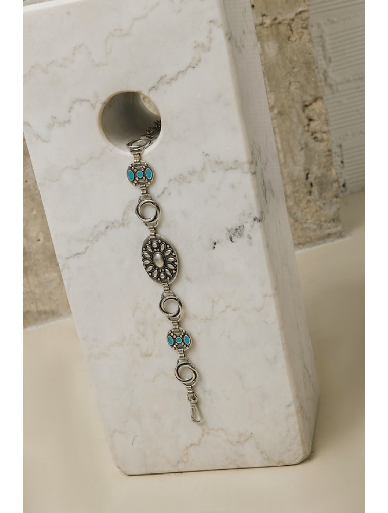 INDIVIDUAL Distant Sun Nickel Chain Belt