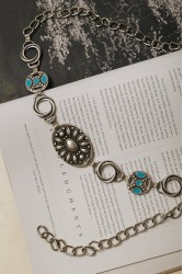 INDIVIDUAL Distant Sun Nickel Chain Belt