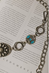 INDIVIDUAL Distant Sun Nickel Chain Belt