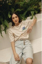INDIVIDUAL Electric Feel Sand Nickel Leather Belt