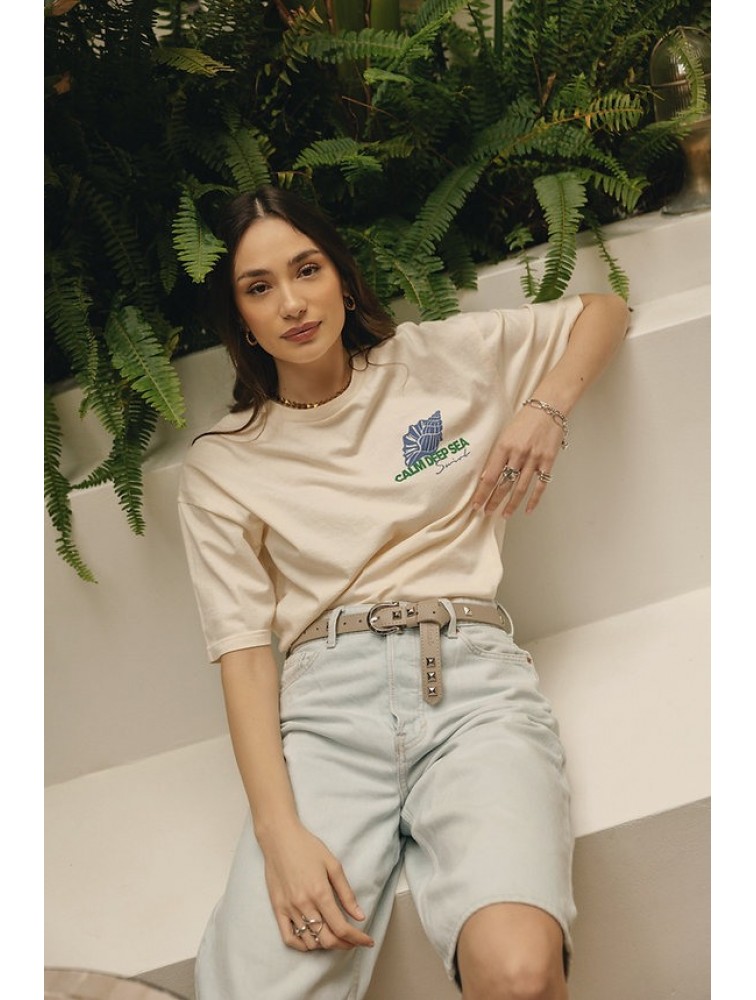 INDIVIDUAL Electric Feel Sand Nickel Leather Belt