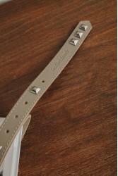INDIVIDUAL Electric Feel Sand Nickel Leather Belt