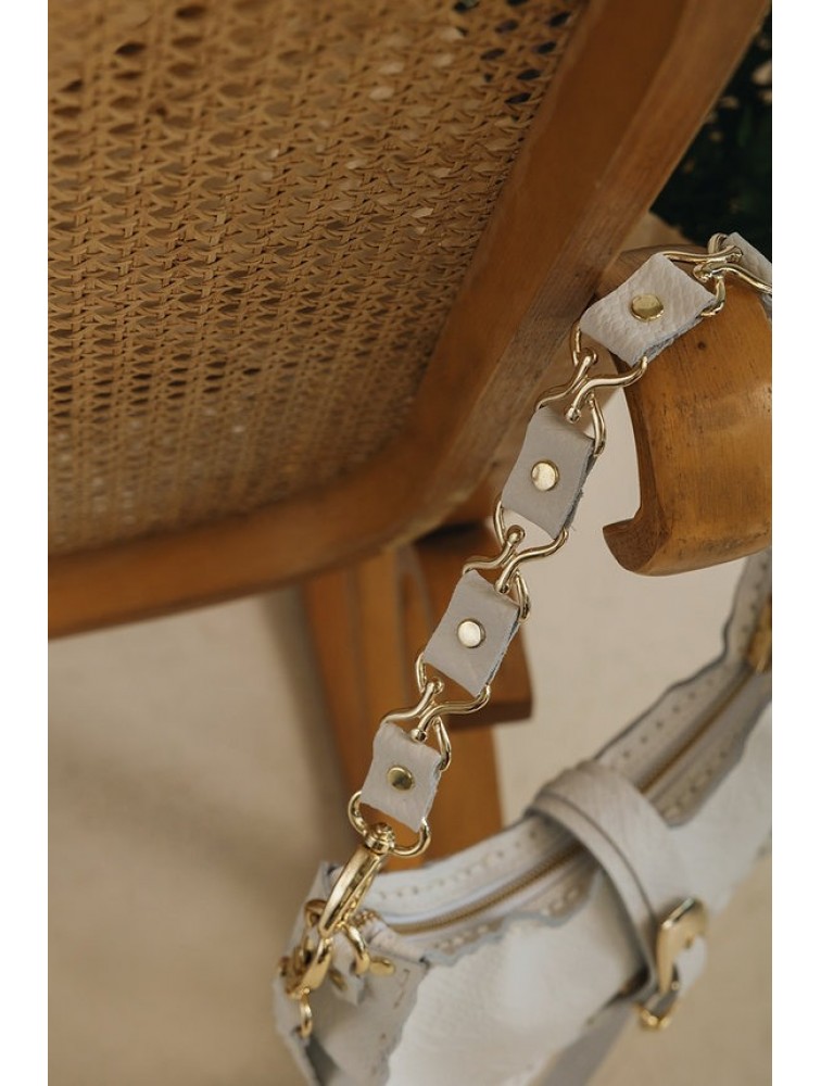 ΙΝDIVIDUAL More Than This Shoulder Bag Off-White Gold