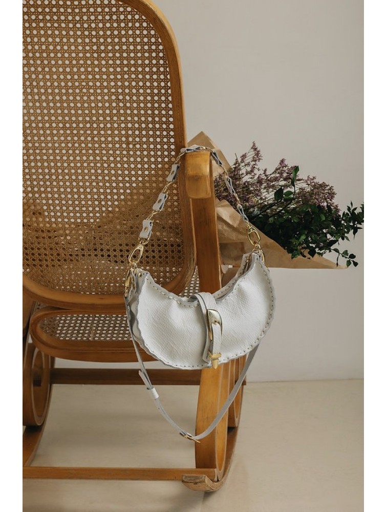 ΙΝDIVIDUAL More Than This Shoulder Bag Off-White Gold