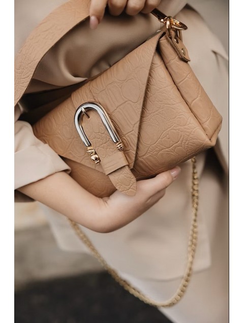 INDIVIDUAL Move Leather Women's Shoulder Bag In Mocha Color