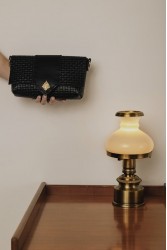 INDIVIDUAL Old and Wise Shoulder Bag Black Gold LIMITED