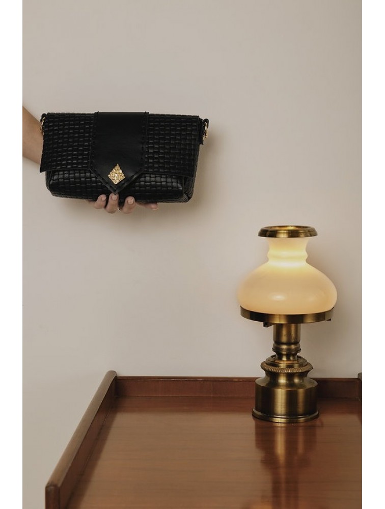 INDIVIDUAL Old and Wise Shoulder Bag Black Gold LIMITED