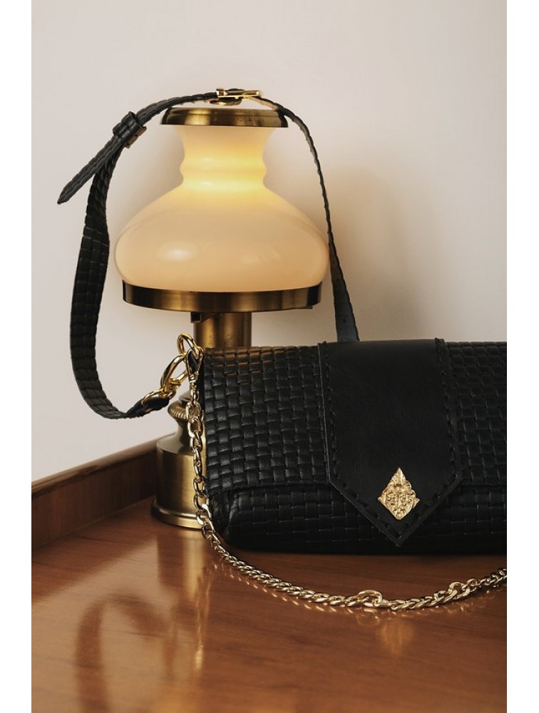 INDIVIDUAL Old and Wise Shoulder Bag Black Gold LIMITED