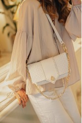 INDIVIDUAL Old and Wise Shoulder Bag Off-White Gold LIMITED