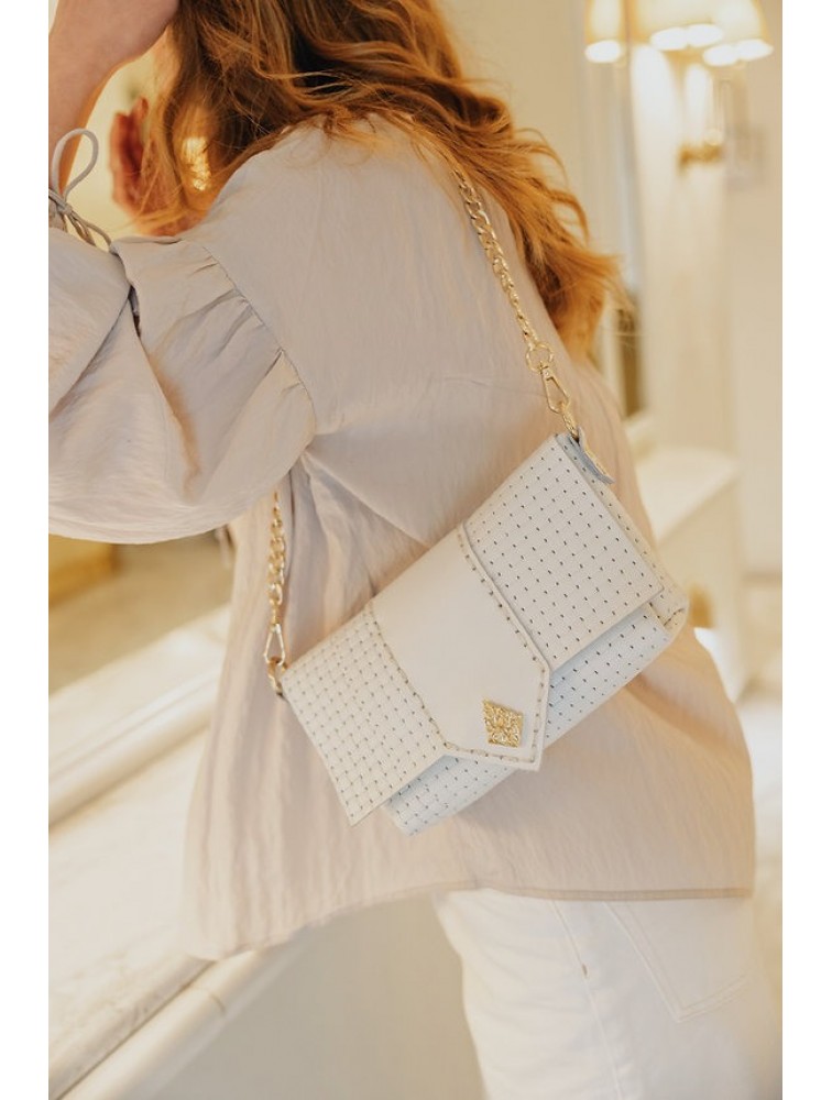 INDIVIDUAL Old and Wise Shoulder Bag Off-White Gold LIMITED
