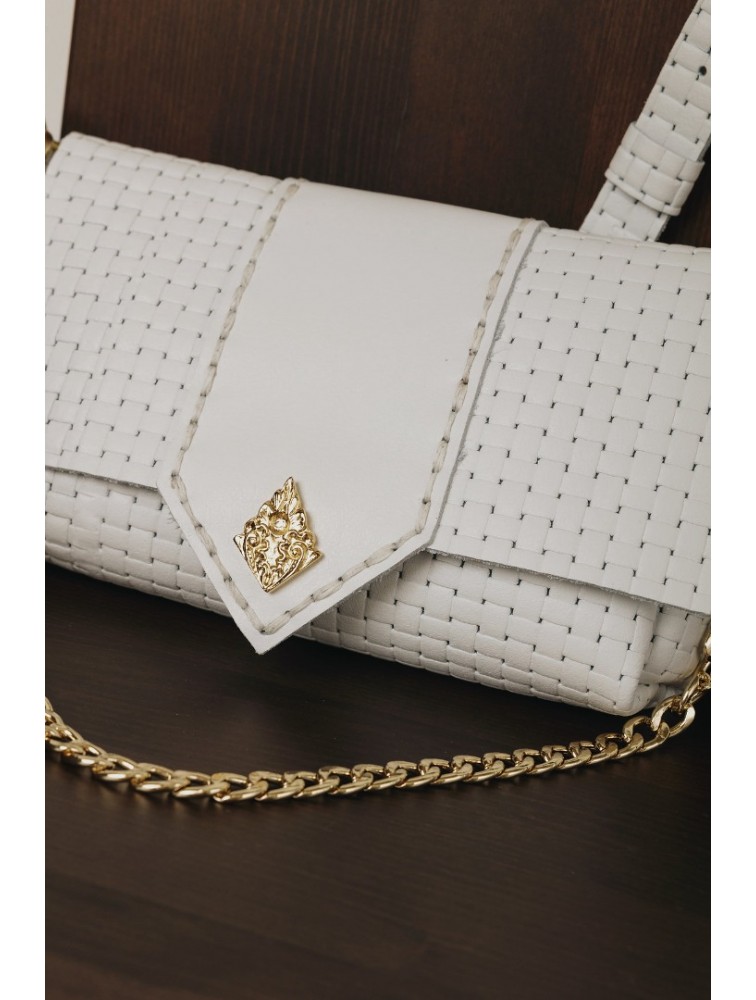 INDIVIDUAL Old and Wise Shoulder Bag Off-White Gold LIMITED