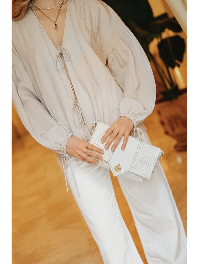 INDIVIDUAL Old and Wise Shoulder Bag Off-White Gold LIMITED