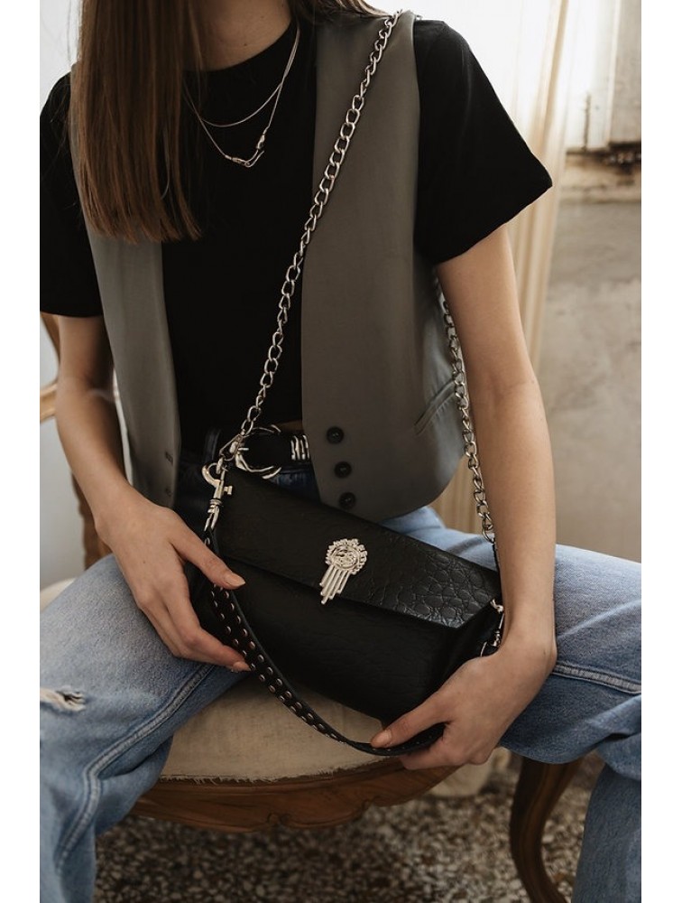 INDIVIDUAL On my Mind Shoulder Bag Black