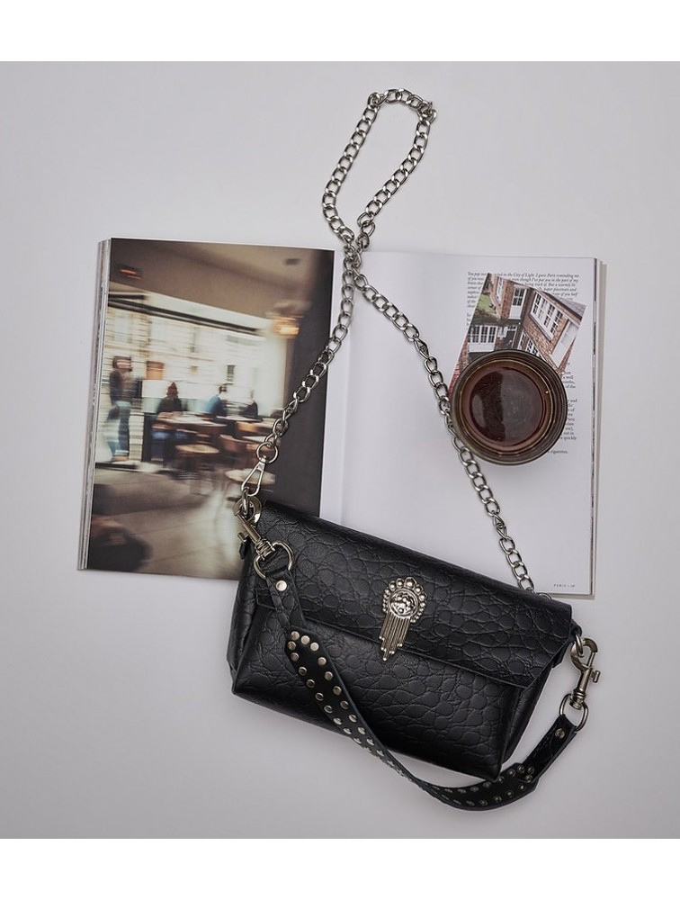 INDIVIDUAL On my Mind Shoulder Bag Black