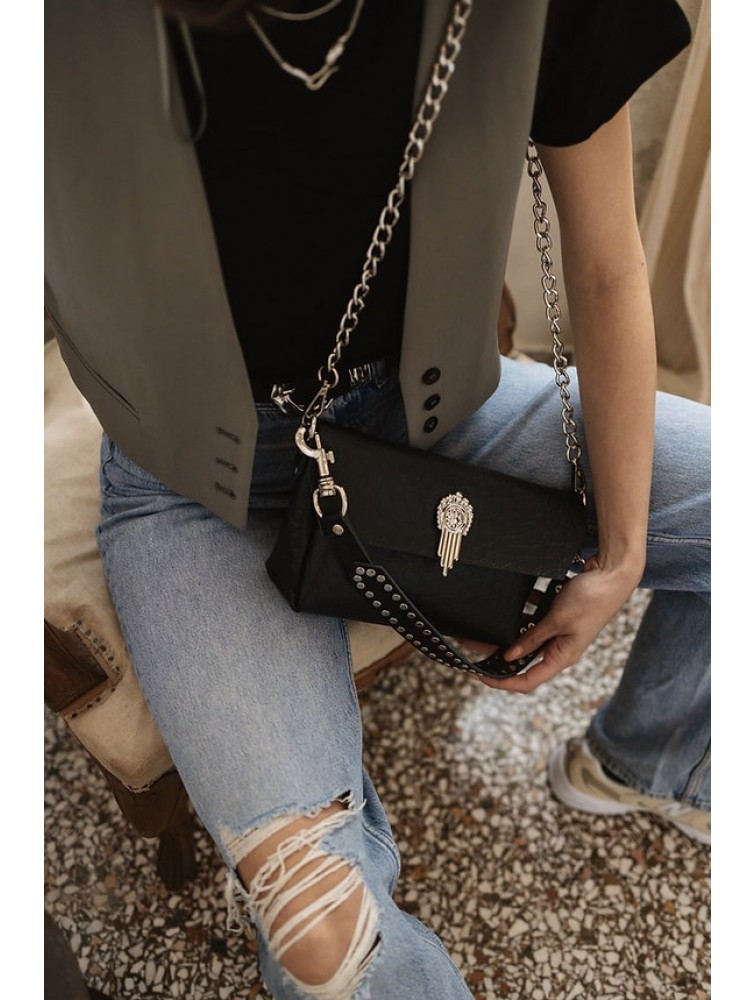 INDIVIDUAL On my Mind Shoulder Bag Black