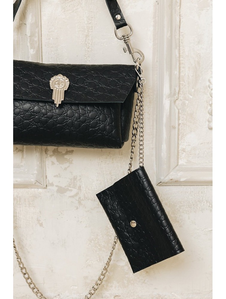 INDIVIDUAL On my Mind Shoulder Bag Black