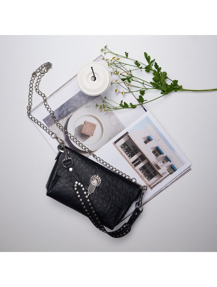 INDIVIDUAL On my Mind Shoulder Bag Black