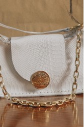 INDIVIDUAL Rise and Shine  Shoulder Bag Off-White Gold