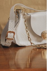 INDIVIDUAL Rise and Shine  Shoulder Bag Off-White Gold