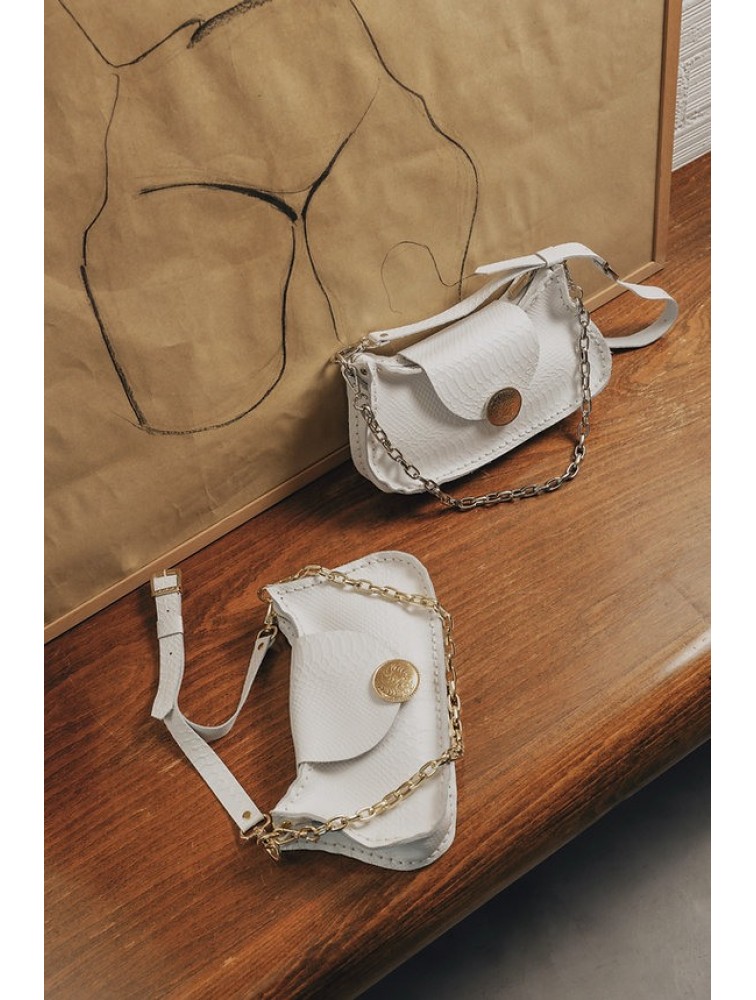 INDIVIDUAL Rise and Shine  Shoulder Bag Off-White Gold
