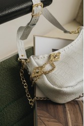 INDIVIDUAL Rushmere Shoulder Bag Off-White Gold