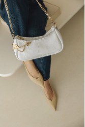 INDIVIDUAL Rushmere Shoulder Bag Off-White Gold