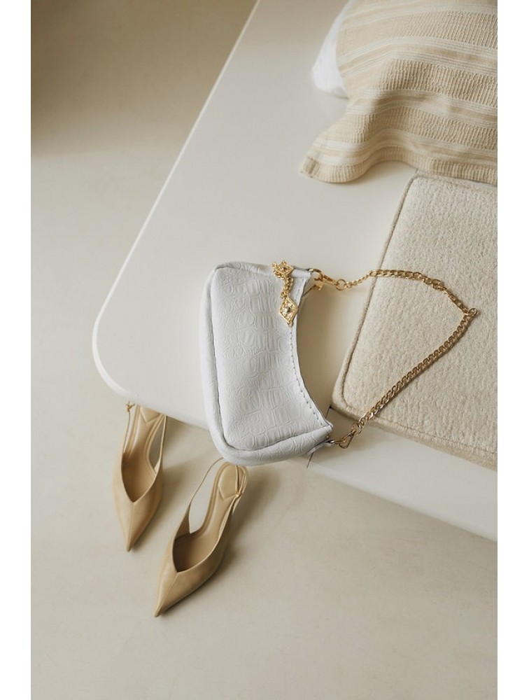 INDIVIDUAL Rushmere Shoulder Bag Off-White Gold