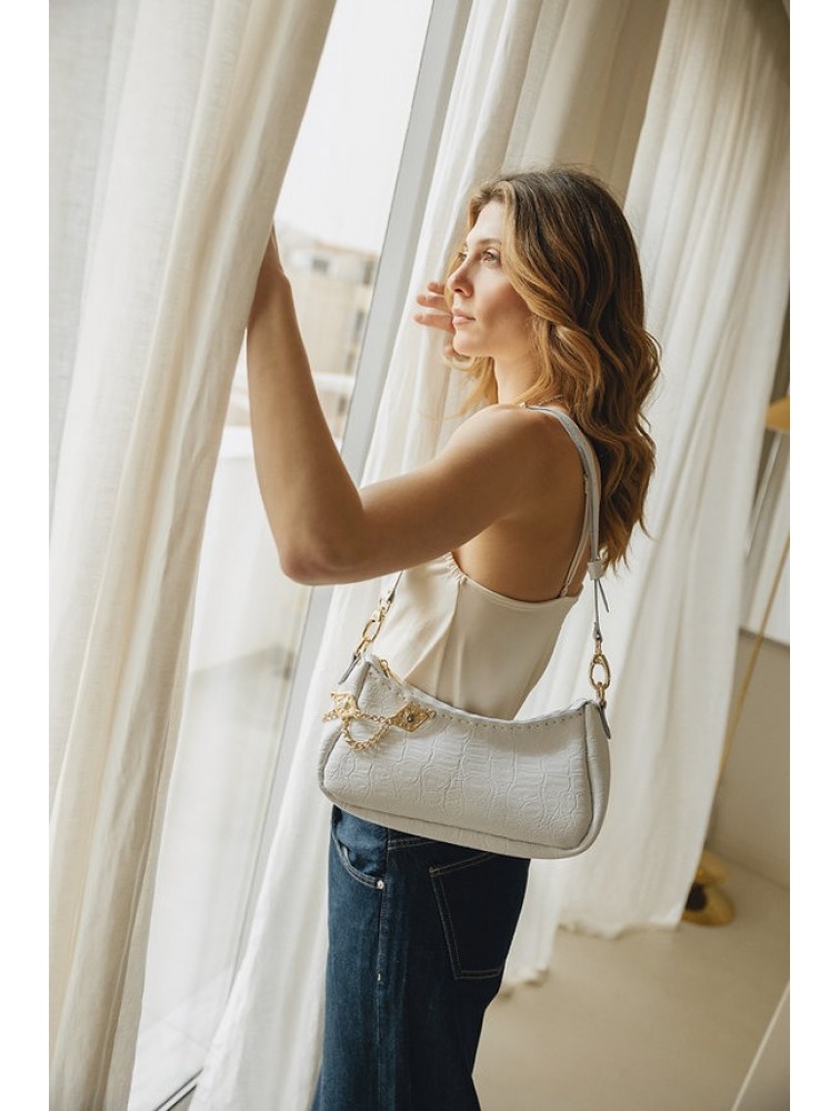 INDIVIDUAL Rushmere Shoulder Bag Off-White Gold