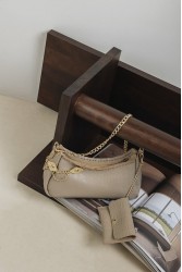 INDIVIDUAL Rushmere Shoulder Bag Stone Beige Gold