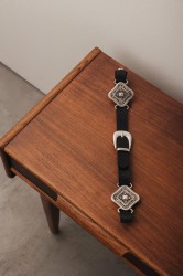 INDIVIDUAL Severina Black Leather Belt