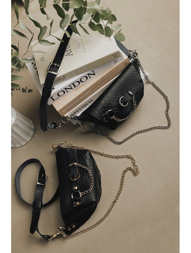 INDIVIDUAL Strong Enough Waist Bag Black Nickel
