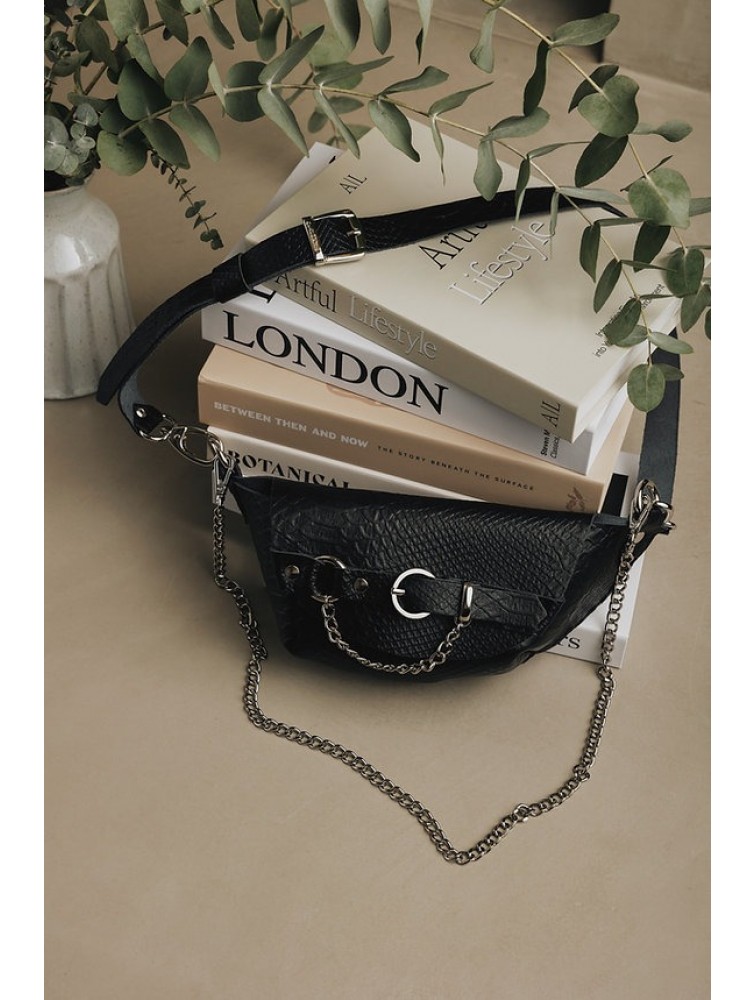 INDIVIDUAL Strong Enough Waist Bag Black Nickel