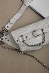 INDIVIDUAL Strong Enough Waist Bag Off-White Nickel
