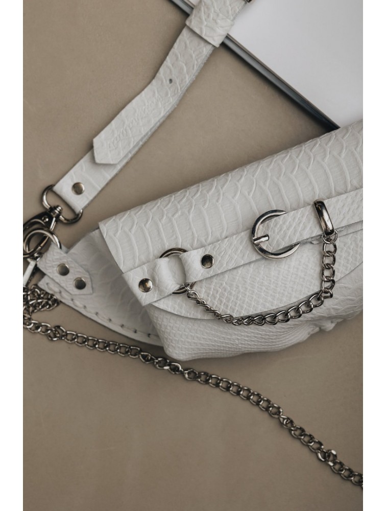 INDIVIDUAL Strong Enough Waist Bag Off-White Nickel
