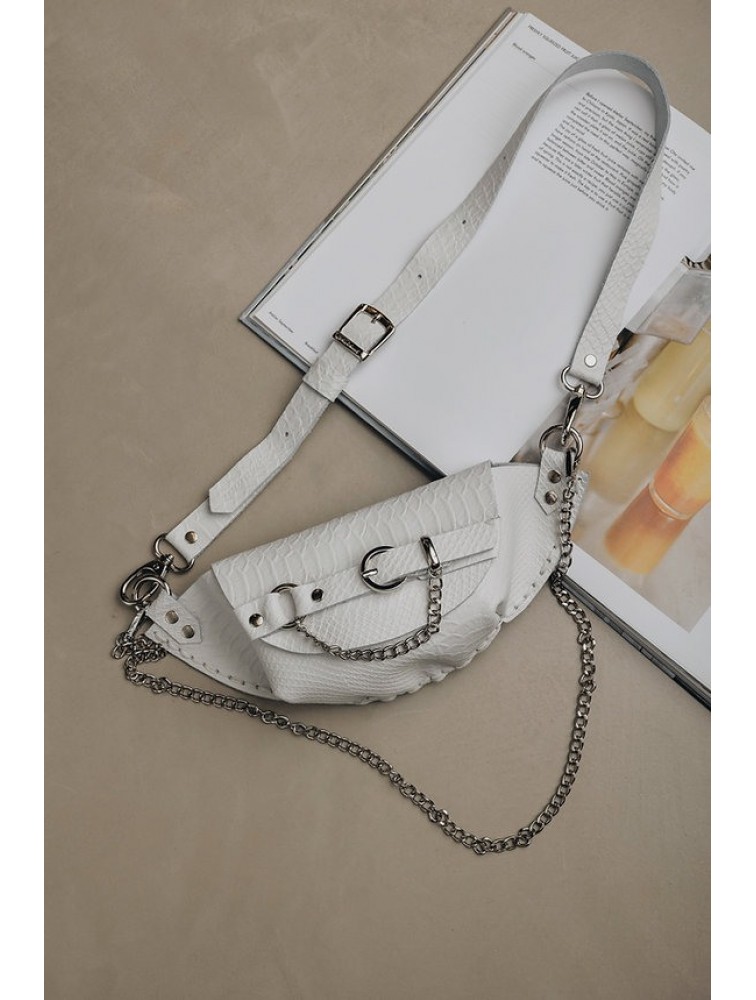 INDIVIDUAL Strong Enough Waist Bag Off-White Nickel