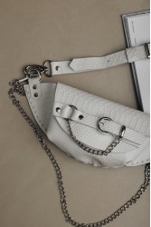 INDIVIDUAL Strong Enough Waist Bag Off-White Nickel