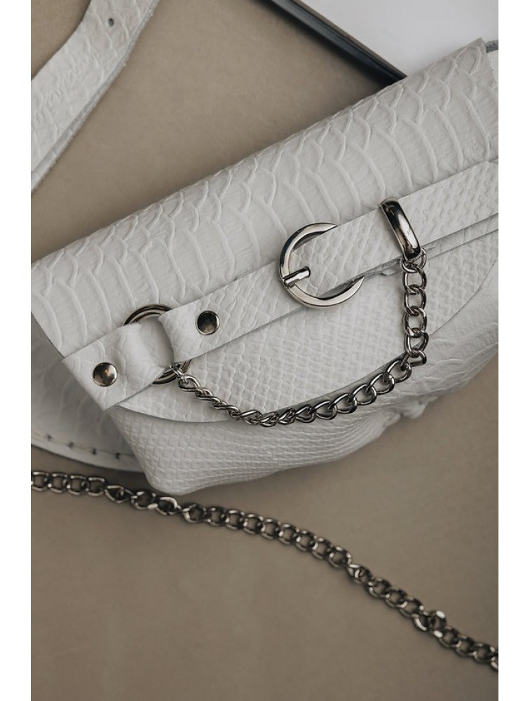 INDIVIDUAL Strong Enough Waist Bag Off-White Nickel