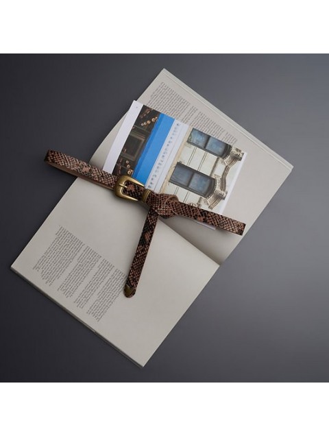 INDIVIDUAL You are Tan leather belt with gold metal elements