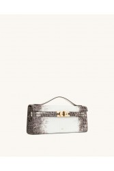 JW PEI Bria Structured Top Handle Bag - White Croc