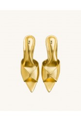 JW PEI Ellie Sphere Heel Mules - Gold